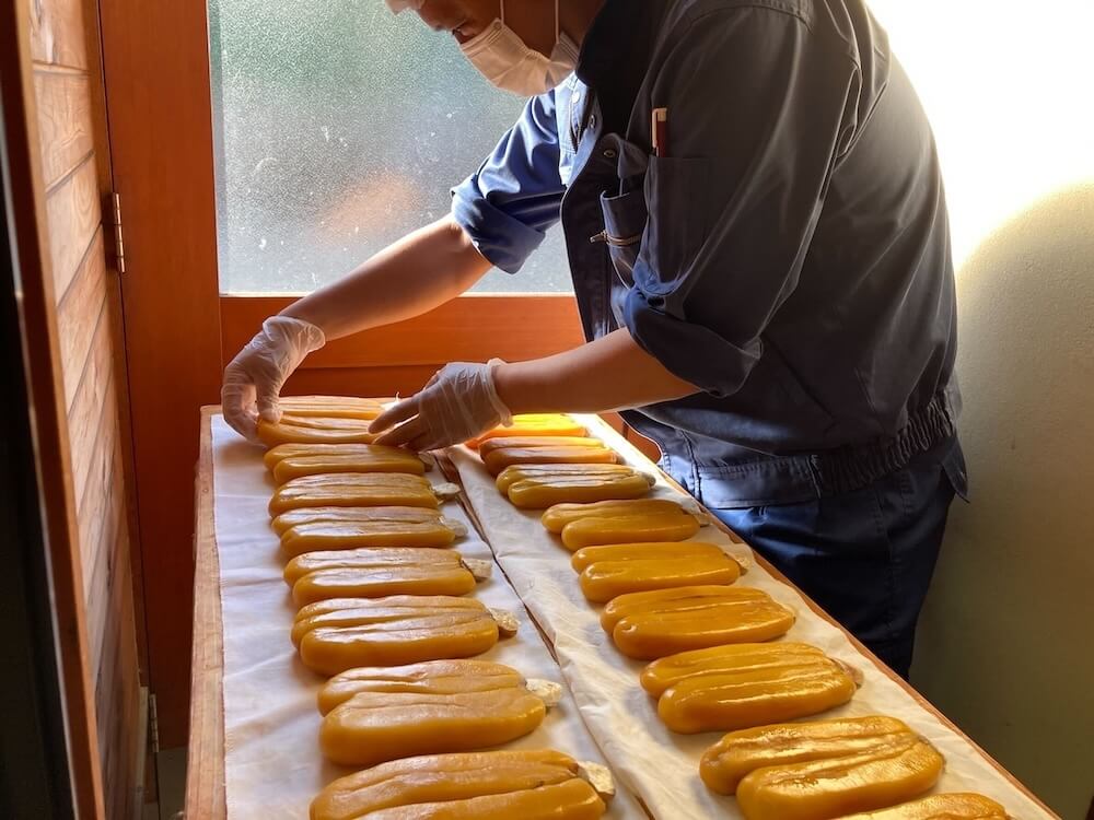 さらすみの製造作業